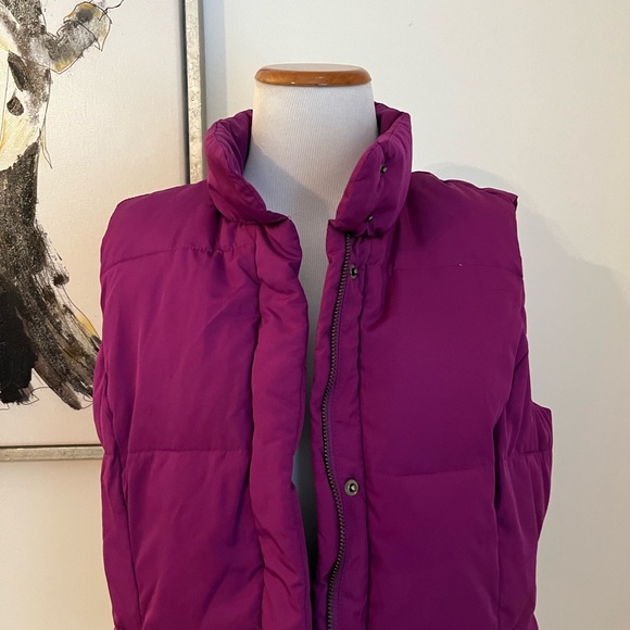 Charter Club Petite Purple Puffer Style Vest Size PM - Picture 2 of 10